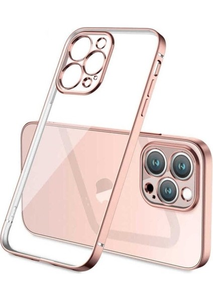 Apple iPhone 13 Pro Uyumlu Kılıf Zore Gbox Kapak, Gold