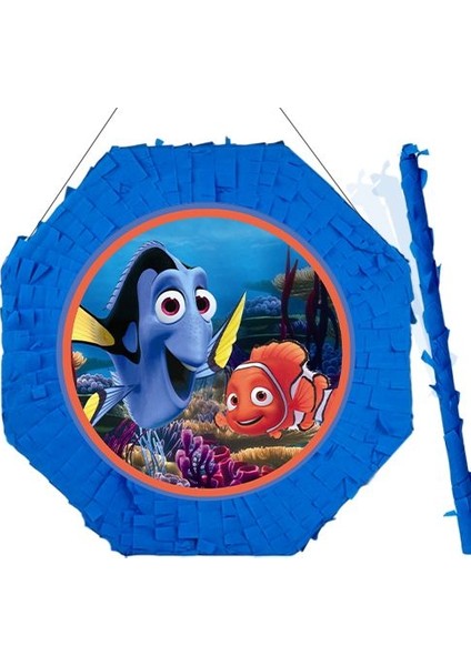 Balık Nemo Dory Pinyata 42 cm + Sopası