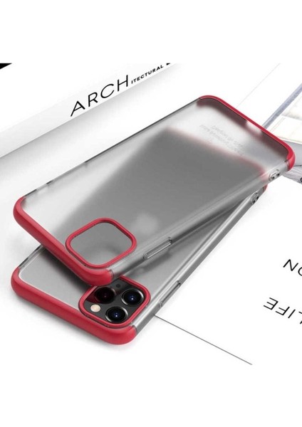 Apple iPhone 11 Pro Uyumlu Kılıf Zore Nili Kapak, Kırmızı