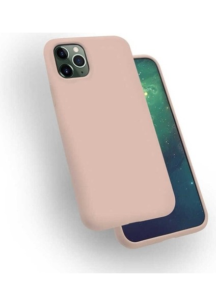 Apple iPhone 11 Pro Uyumlu Kılıf Zore Silk Silikon, Pembe