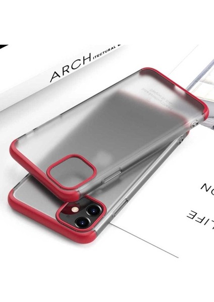Apple iPhone 11 Uyumlu Kılıf Zore Nili Kapak, Kırmızı