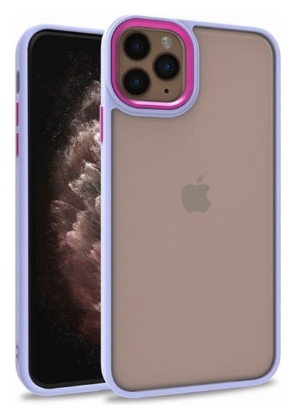 Apple iPhone 12 Pro Uyumlu Kılıf Zore Flora Kapak, Lila