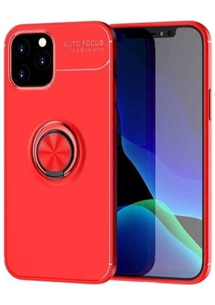 Apple iPhone 12 Pro Max Uyumlu Kılıf Zore Ravel Silikon Kapak, Kırmızı
