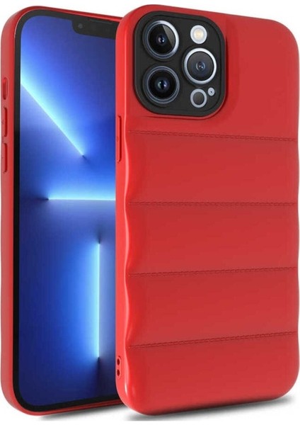 Apple iPhone 13 Pro Max Uyumlu Kılıf Zore Kasis Kapak, Kırmızı