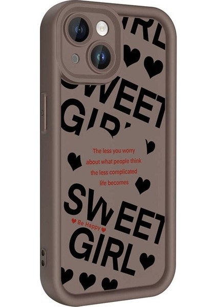 Apple iPhone 13 Uyumlu Kılıf Kamera Korumalı Baskılı Arka Yüzey Zore Klas Kapak, Siyah