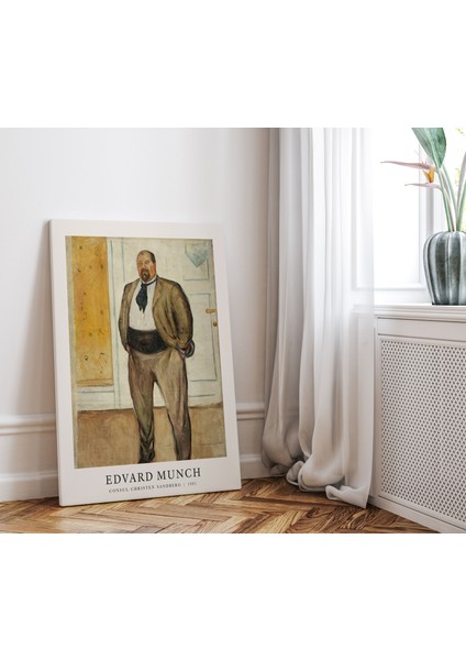 Modern Kanvas Tablo Edvard Much Sanatsal Tablo Salon Duvar Dekor Cafe Dekor Duvar Tablosu
