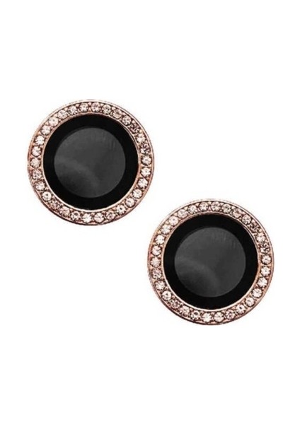 Apple iPhone 14 Plus Uyumlu Cl-06 Kamera Lens Koruyucu, Rose Gold