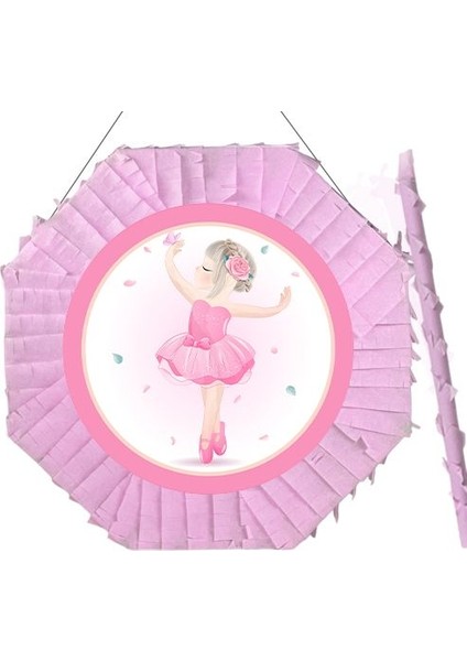 Balerin Temalı Pinyata 42 cm + Sopası