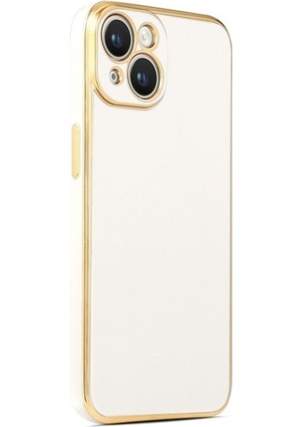 Apple iPhone 14 Plus Uyumlu Kılıf Zore Bark Kapak, Beyaz