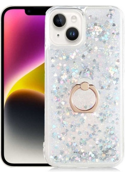 Apple iPhone 14 Plus Uyumlu Kılıf Zore Milce Kapak, Gümüş