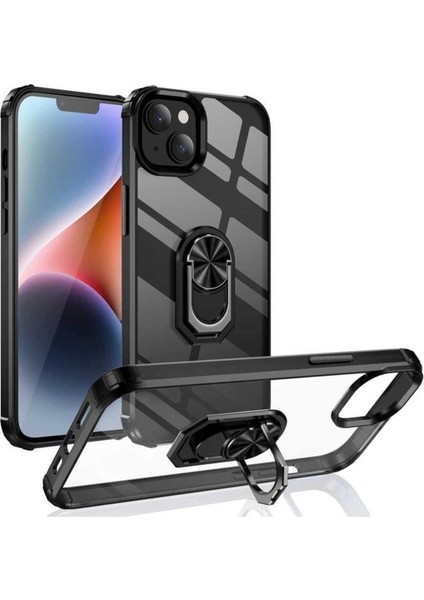 Apple iPhone 14 Plus Uyumlu Kılıf Zore Mola Kapak, Siyah