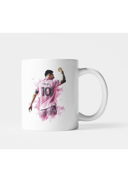 Lionel Messi Inter Miami 10 Numara Futbol Taraftar Hediyelik Baskılı Kupa Bardak fiyatları