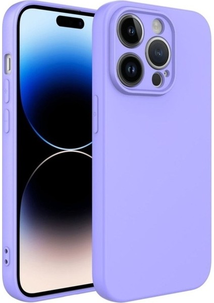 Apple iPhone 14 Pro Max Uyumlu Kılıf Zore Kamera Korumalı Mara Lansman Kapak, Lila