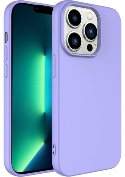 Apple iPhone 14 Pro Max Uyumlu Kılıf Zore Lsr Lansman Kapak, Lila