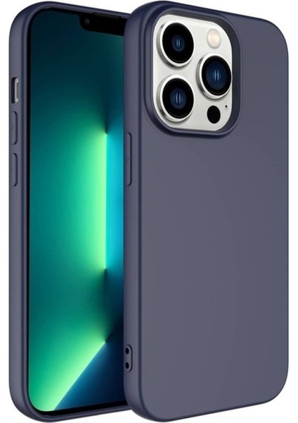 Apple iPhone 14 Pro Max Uyumlu Kılıf Zore Lsr Lansman Kapak, Lacivert