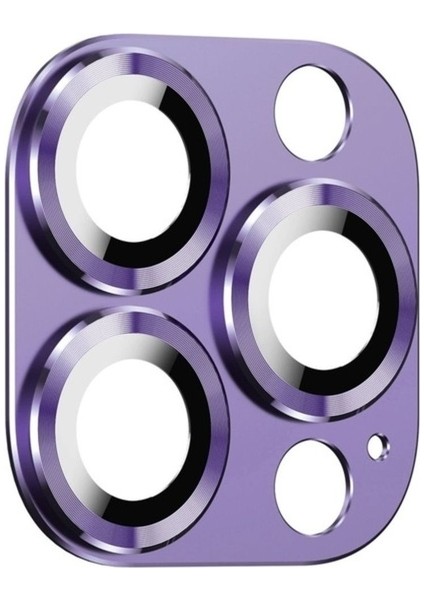 Apple iPhone 14 Pro Max Uyumlu Cl-03 Kamera Lens Koruyucu, Mor