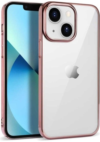 Apple iPhone 14 Plus Uyumlu Kılıf Zore Pixel Kapak, Rose Gold