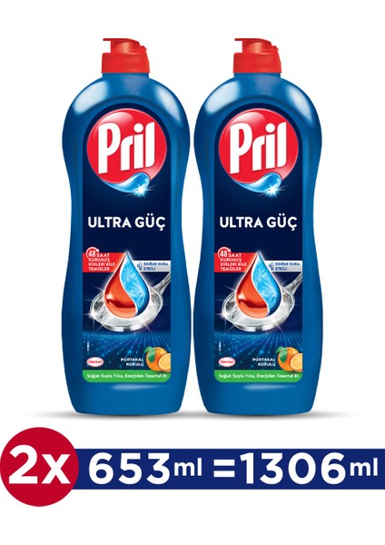 Türkiye Serisi, Adana Portakalı Elde Yıkama Sıvı Bulaşık Deterjanı 653 Ml, 2 Adet