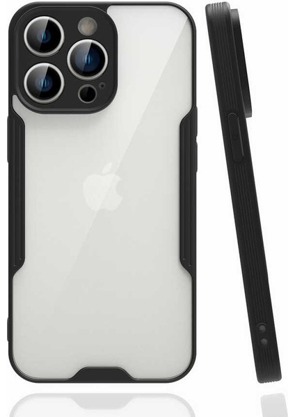 Apple iPhone 14 Pro Max Uyumlu Kılıf Zore Parfe Kapak, Siyah