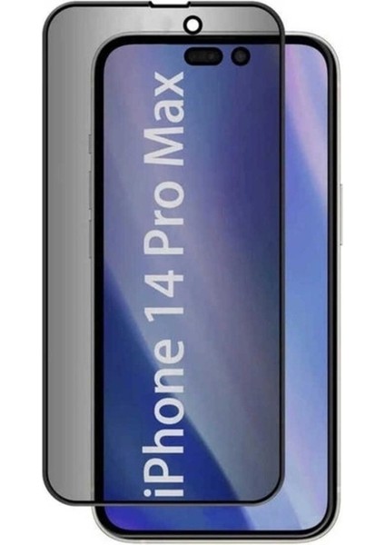 Apple iPhone 14 Pro Max Uyumlu Zore Kor Privacy Cam Ekran Koruyucu