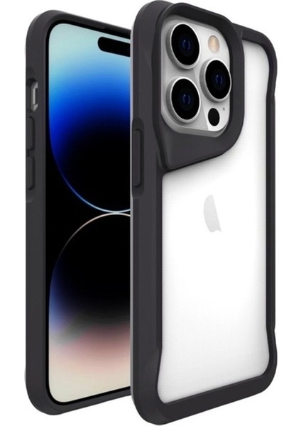 Apple iPhone 14 Pro Max Uyumlu Kılıf Zore T-Max Kapak, Siyah