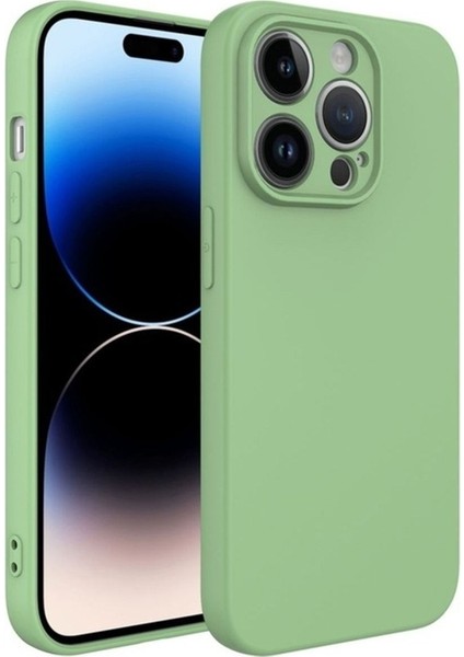 Apple iPhone 14 Pro Uyumlu Kılıf Zore Kamera Korumalı Mara Lansman Kapak, Açık Yeşil