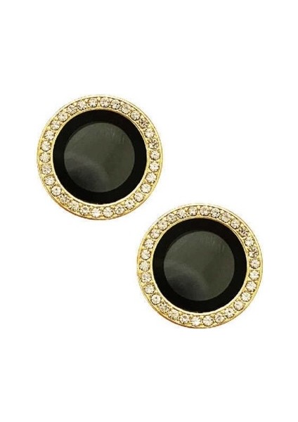 Apple iPhone 14 Uyumlu Cl-06 Kamera Lens Koruyucu, Gold