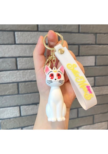 Sailor Moon Sevimli Kedi Anahtarlık ve Çanta Süsü