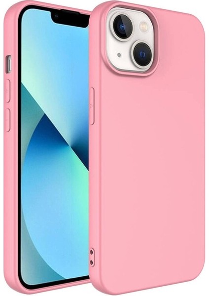 Apple iPhone 14 Uyumlu Kılıf Zore Lsr Lansman Kapak, Pembe Açık