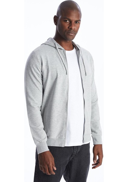 Lcwaıkıkı Classic Kapüşonlu Uzun Kollu Erkek Fermuarlı Sweatshirt fiyatları