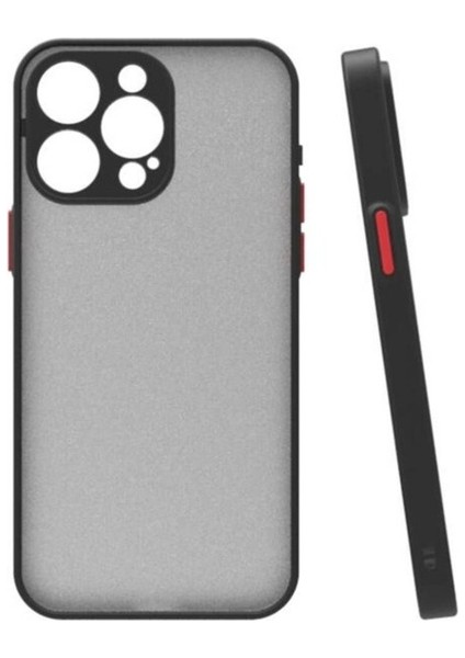 Apple iPhone 15 Pro Max Uyumlu Kılıf Zore Hux Kapak, Siyah