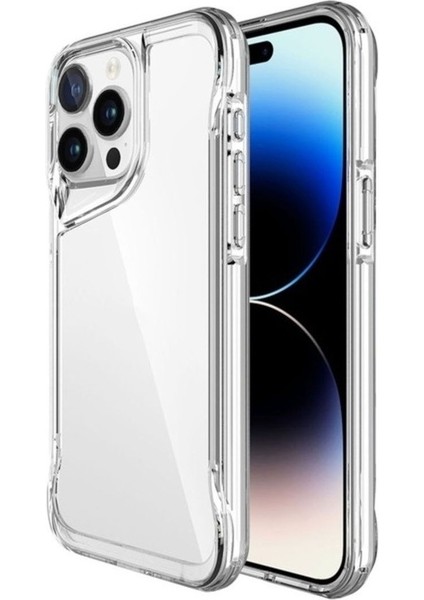 Apple iPhone 15 Pro Max Uyumlu Kılıf Zore T-Max Kapak, Renksiz