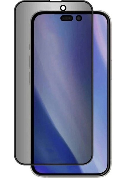 Apple iPhone 15 Pro Max Uyumlu Zore Kor Privacy Cam Ekran Koruyucu