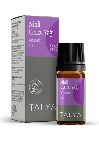 Nioli Uçucu Yağ, %100 Saf ve Doğal, Niaouli Essential Oil, 5 ml