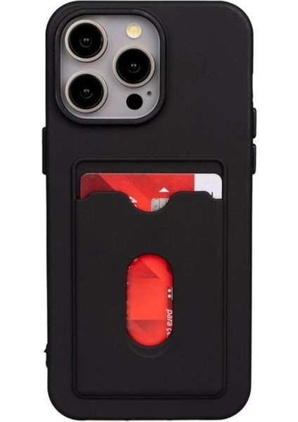 Apple iPhone 15 Pro Uyumlu Kılıf Zore Dora Kartlıklı Silikon Kapak