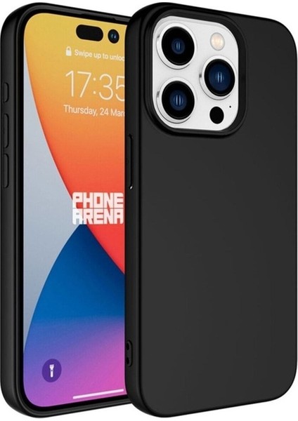 Apple iPhone 15 Pro Uyumlu Kılıf Zore Lsr Lansman Kapak, Siyah