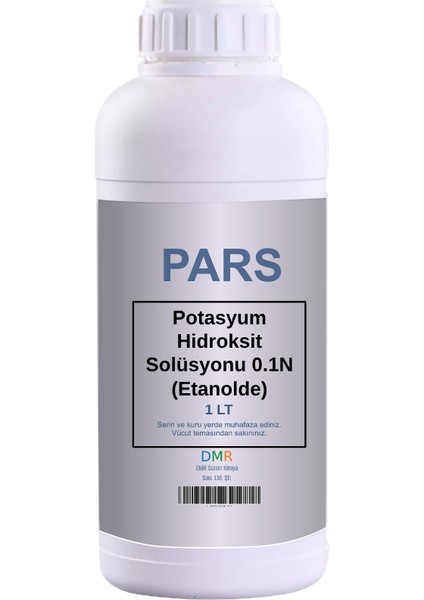 Potasyum Hidroksit Solüsyonu 0.1n (Etanolde) 1 Lt
