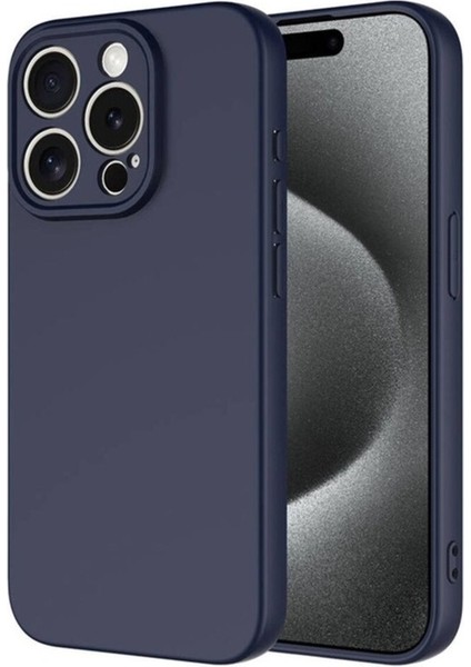 Apple iPhone 15 Pro Uyumlu Kılıf Zore Mara Lansman Kapak, Lacivert