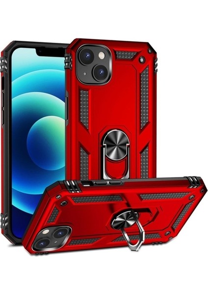 Apple iPhone 15 Uyumlu Kılıf Zore Vega Kapak, Kırmızı