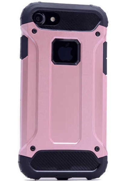 Apple iPhone 5 Uyumlu Kılıf Zore Crash Silikon Kapak, Rose Gold