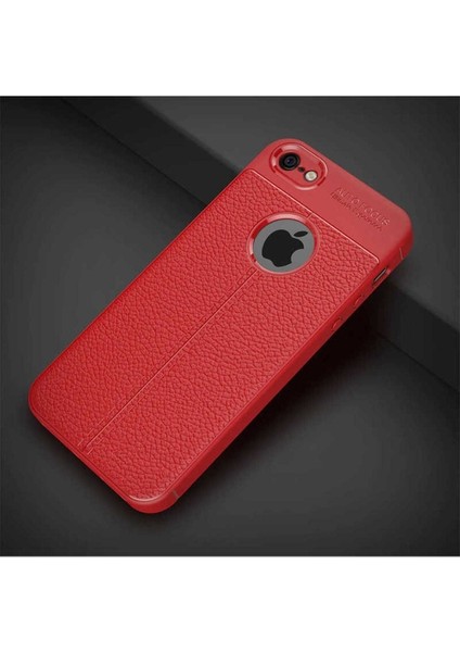 Apple iPhone 5 Uyumlu Kılıf Zore Niss Silikon Kapak, Kırmızı