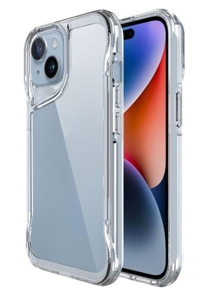 Apple iPhone 15 Uyumlu Kılıf Zore T-Max Kapak, Renksiz