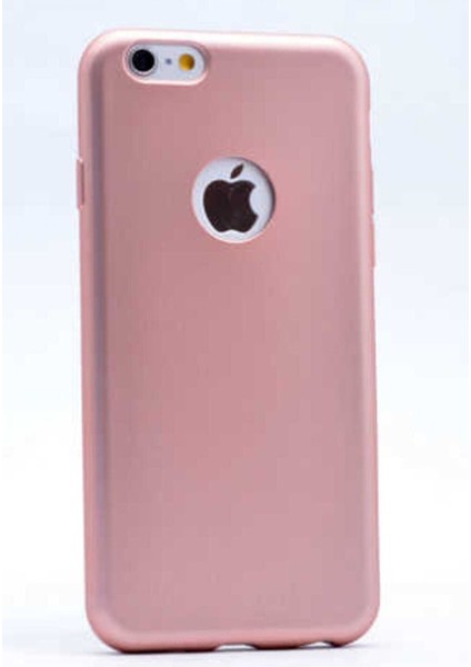 Apple iPhone 6 Plus Uyumlu Kılıf Zore Premier Silikon Kapak, Rose Gold