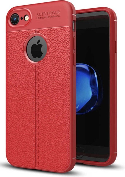 Apple iPhone 6 Plus Uyumlu Kılıf Zore Niss Silikon Kapak, Kırmızı
