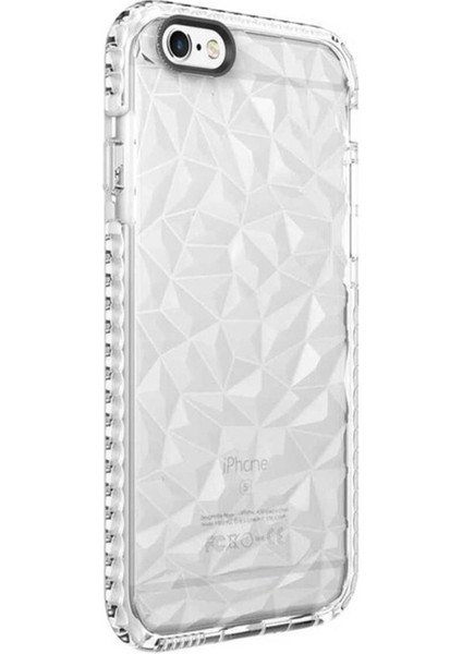 Apple iPhone 6 Uyumlu Kılıf Zore Buzz Kapak, Beyaz