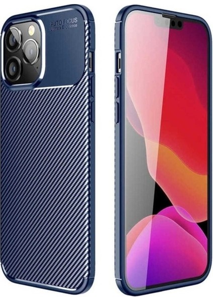Apple iPhone 14 Pro Max Uyumlu Kılıf Zore Negro Silikon Kapak, Lacivert
