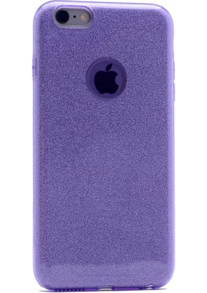 Apple iPhone 6 Uyumlu Kılıf Zore Shining Silikon, Mor