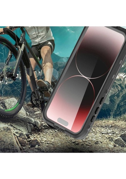 Apple iPhone 15 Pro Max Uyumlu Kılıf 1-1 Su Geçirmez Kılıf