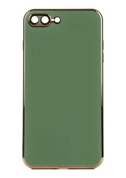 Apple iPhone 7 Plus Uyumlu Kılıf Zore Bark Kapak, Yeşil