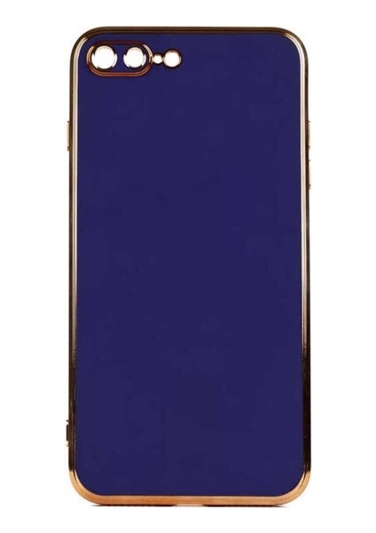 Apple iPhone 7 Plus Uyumlu Kılıf Zore Bark Kapak, Lacivert